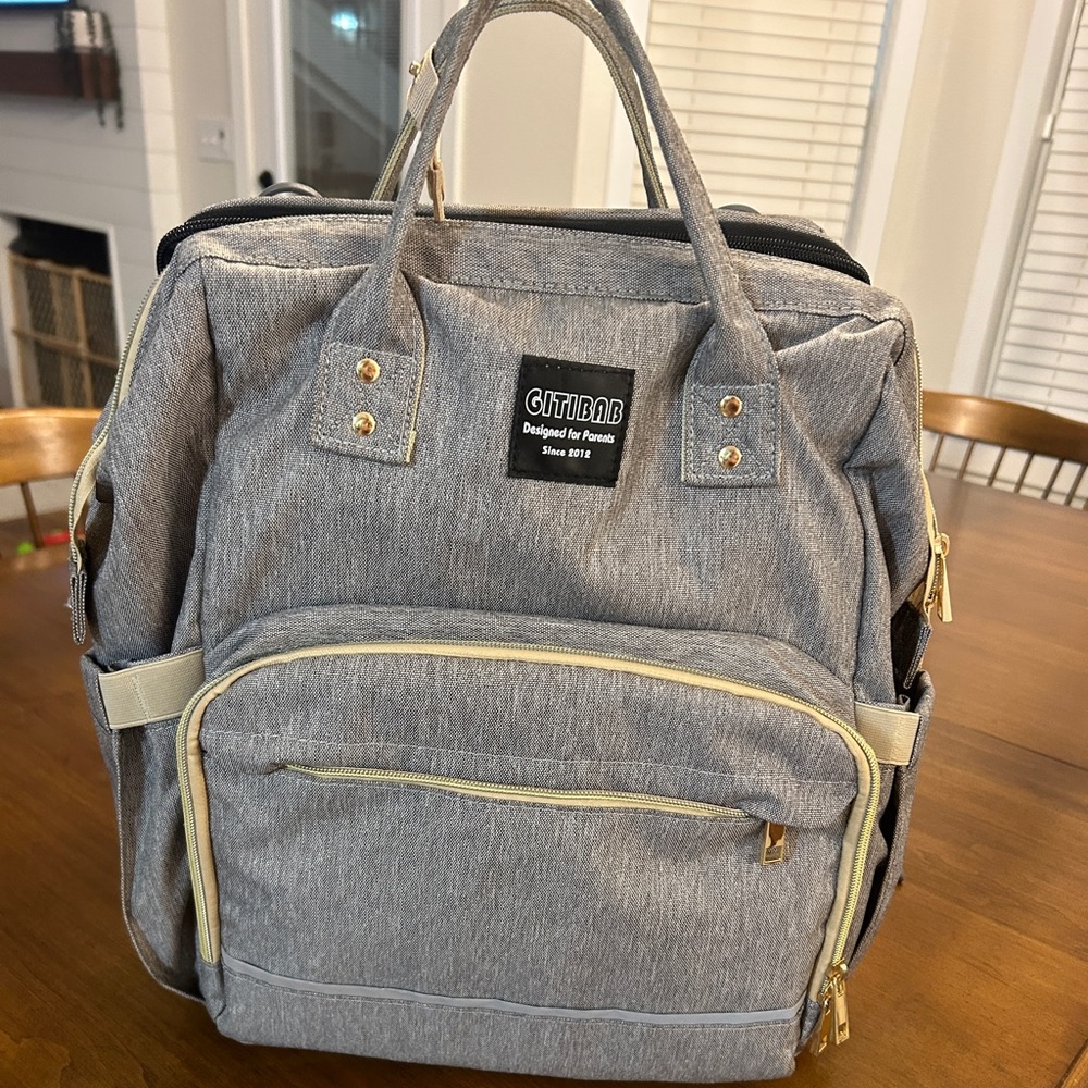 Diaper bag backpack